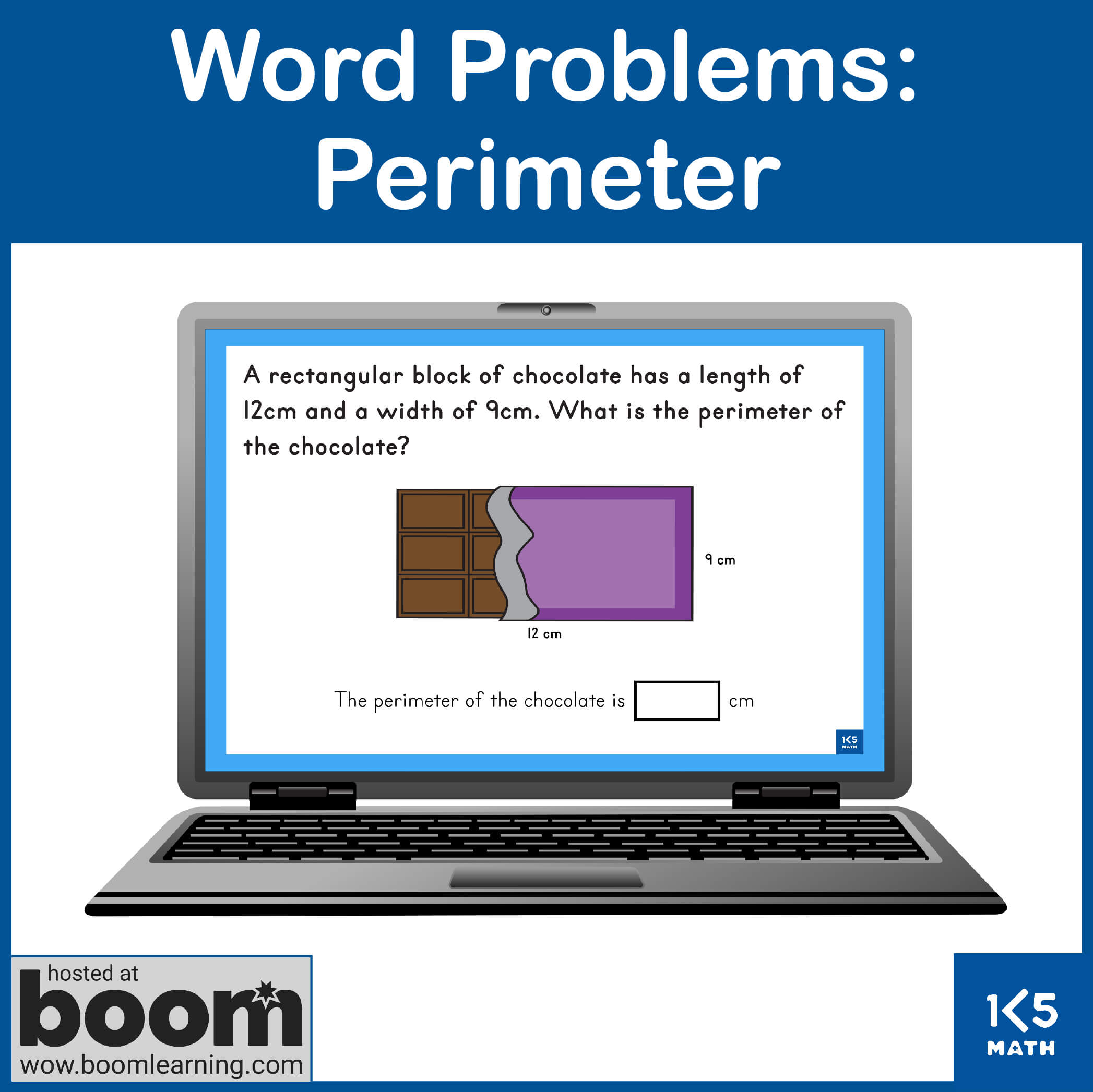 Perimeter Word Problems Boom Cards