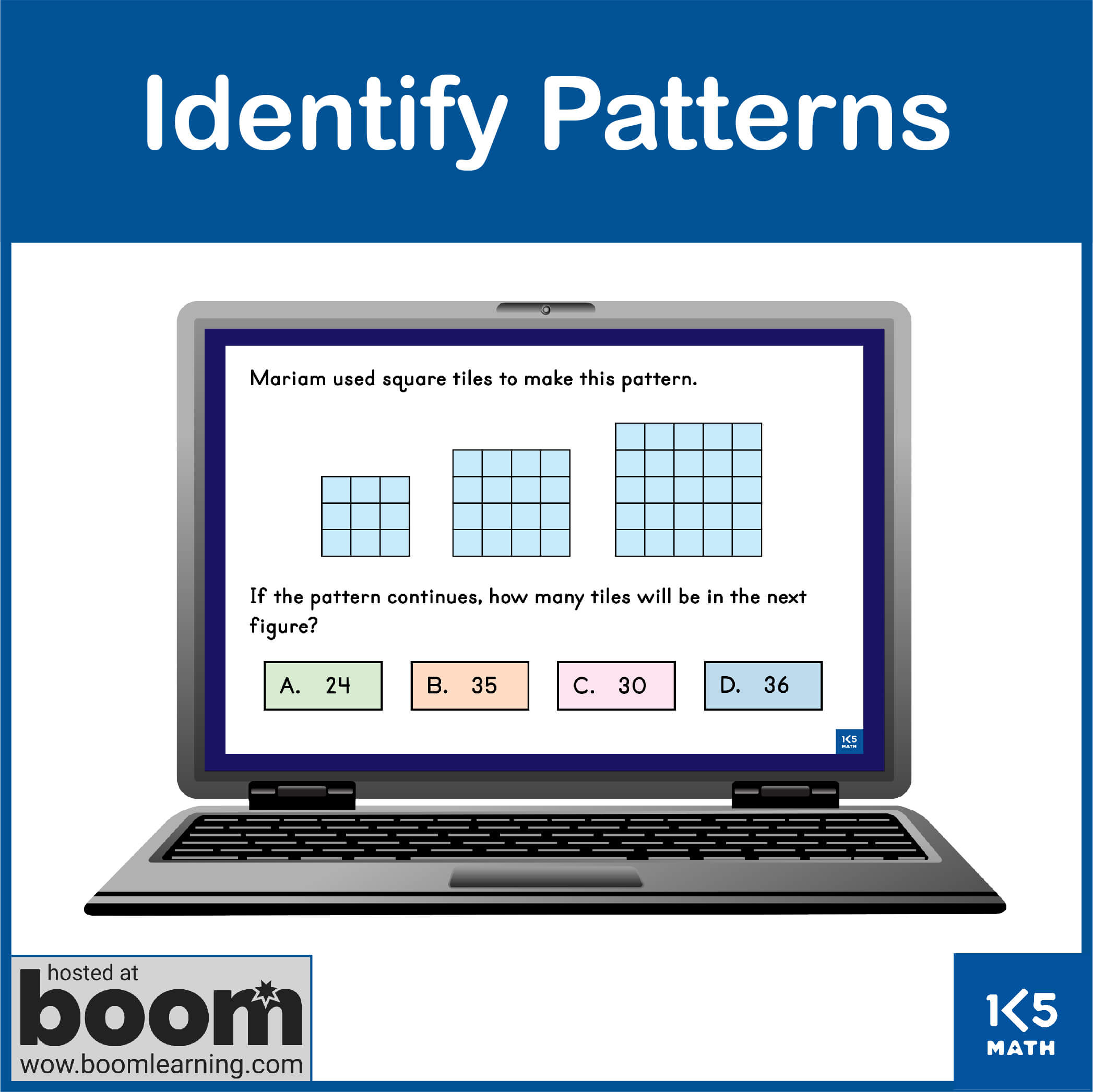 Boom Cards: Identify Patterns