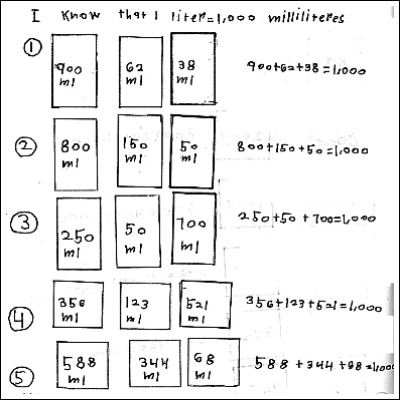 3rd Gd Math Journal Task 112