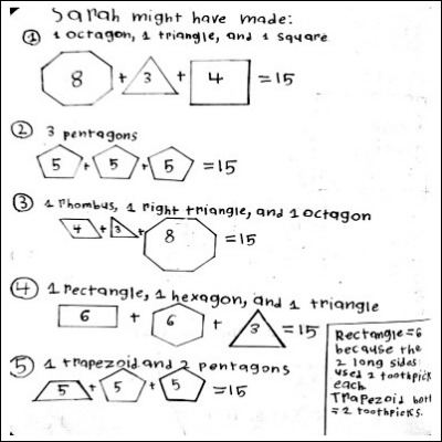 3rd Gd Math Journal Task 140