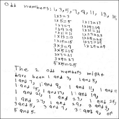 3rd Gd Math Journal Task 35