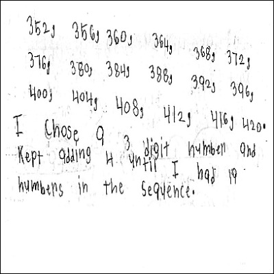 3rd Gd Math Journal Task 56