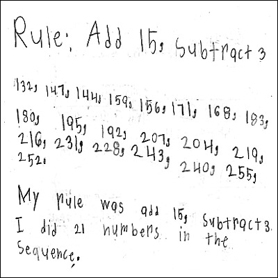 3rd Gd Math Journal Task 58