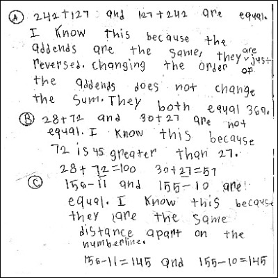 3rd Gd Math Journal Task 69