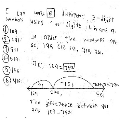 3rd Gd Math Journal Task 71