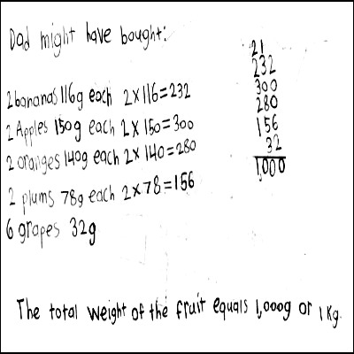 4th Grade Math Journal Task 114