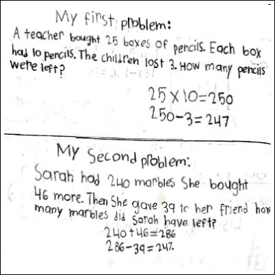 4th Grade Math Journal Task 15