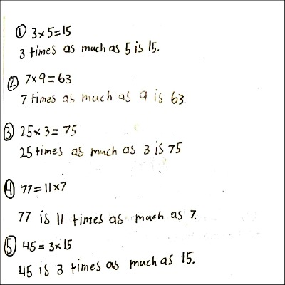 4th Grade Math Journal Task 2