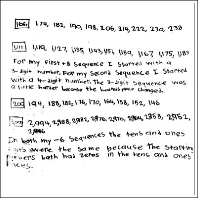 4th Grade Math Journal Task 35