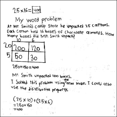 4th Grade Math Journal Task 57