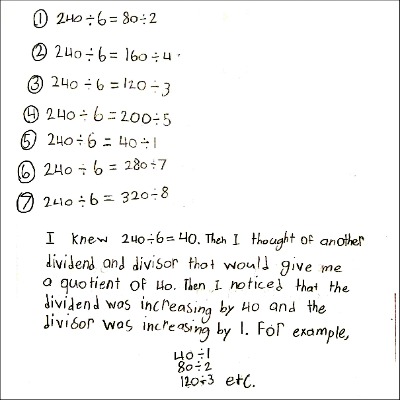 4th Grade Math Journal Task 64