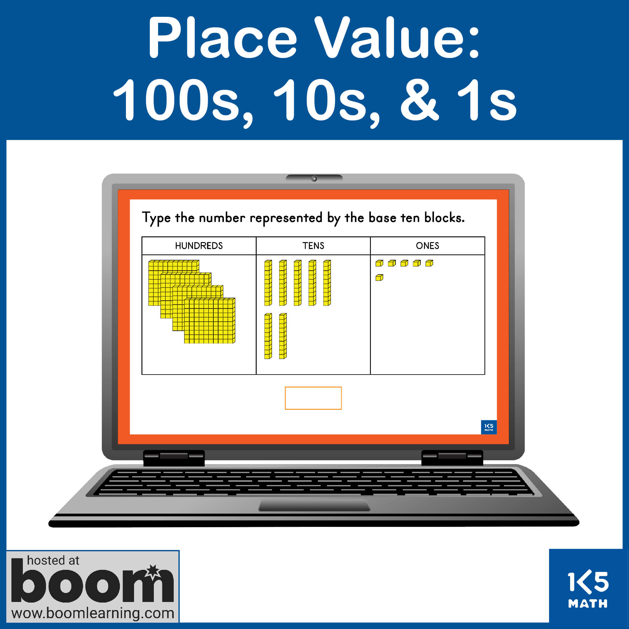 Boom Cards: Place Value 100s, 10s & 1s
