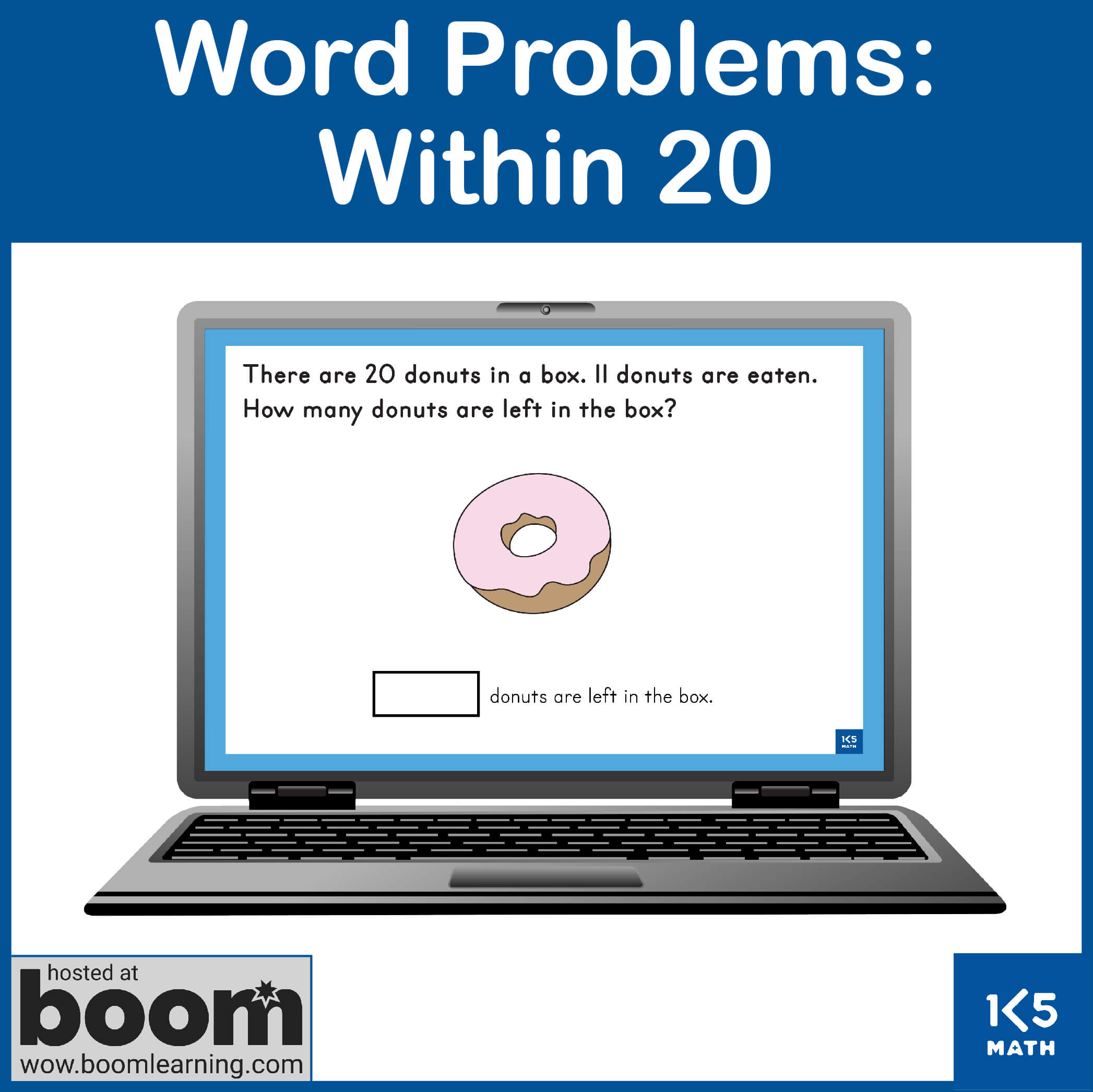 Boom Cards: Word Problems within 20