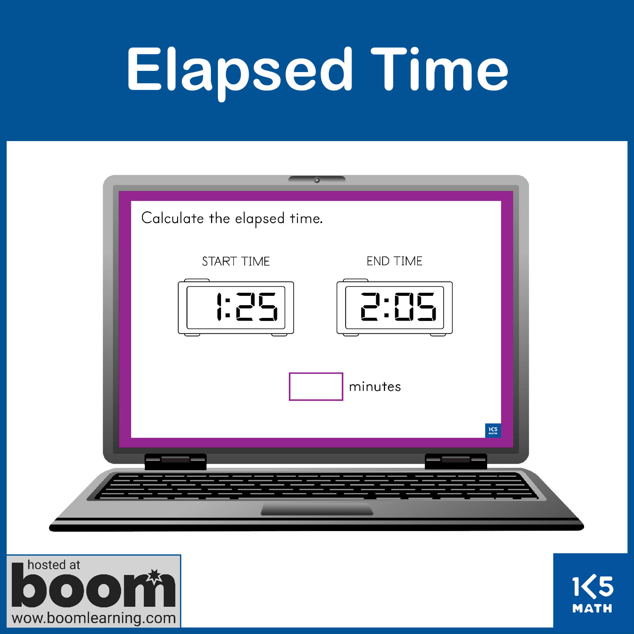 Boom Cards: Elapsed Time