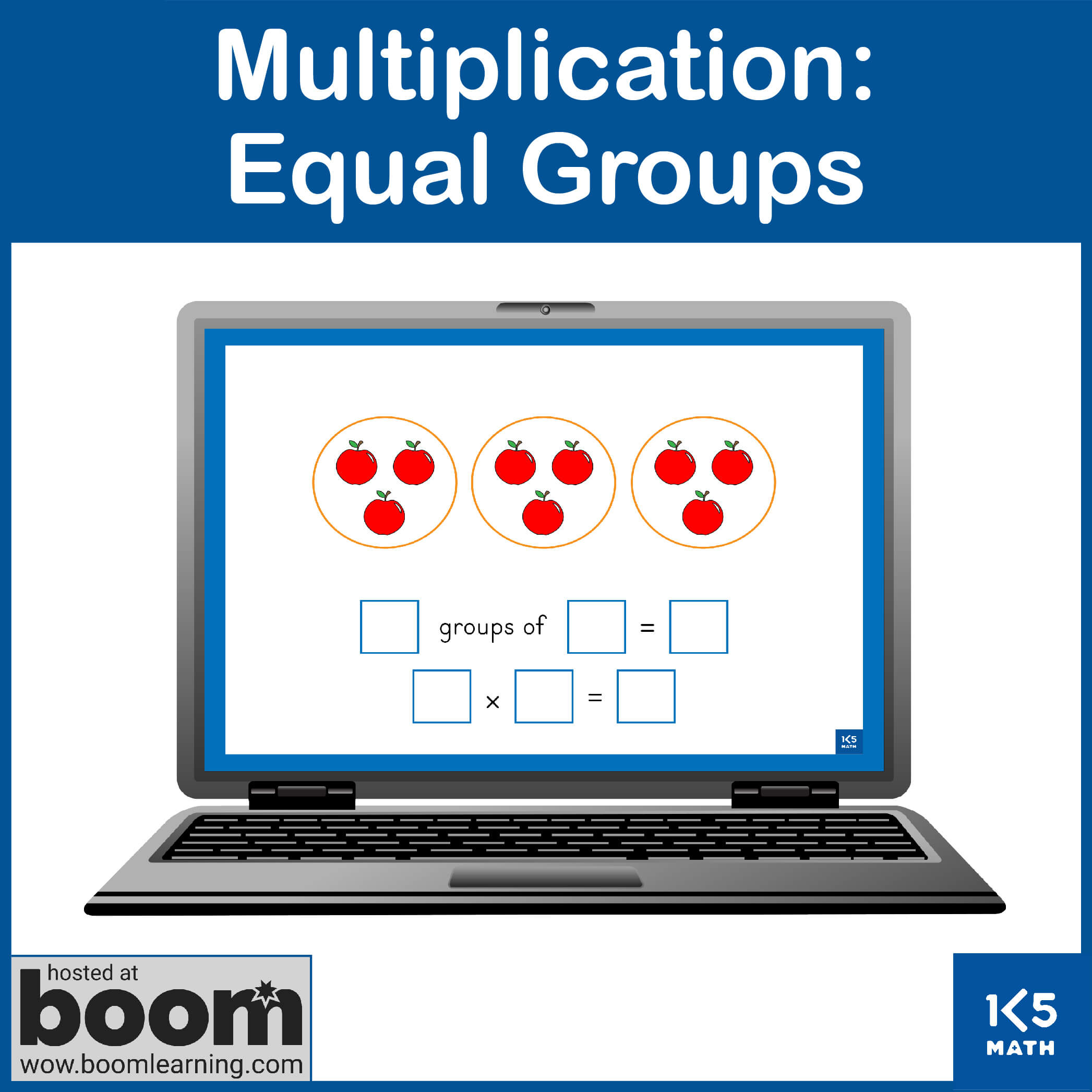Equal Groups Boom Cards