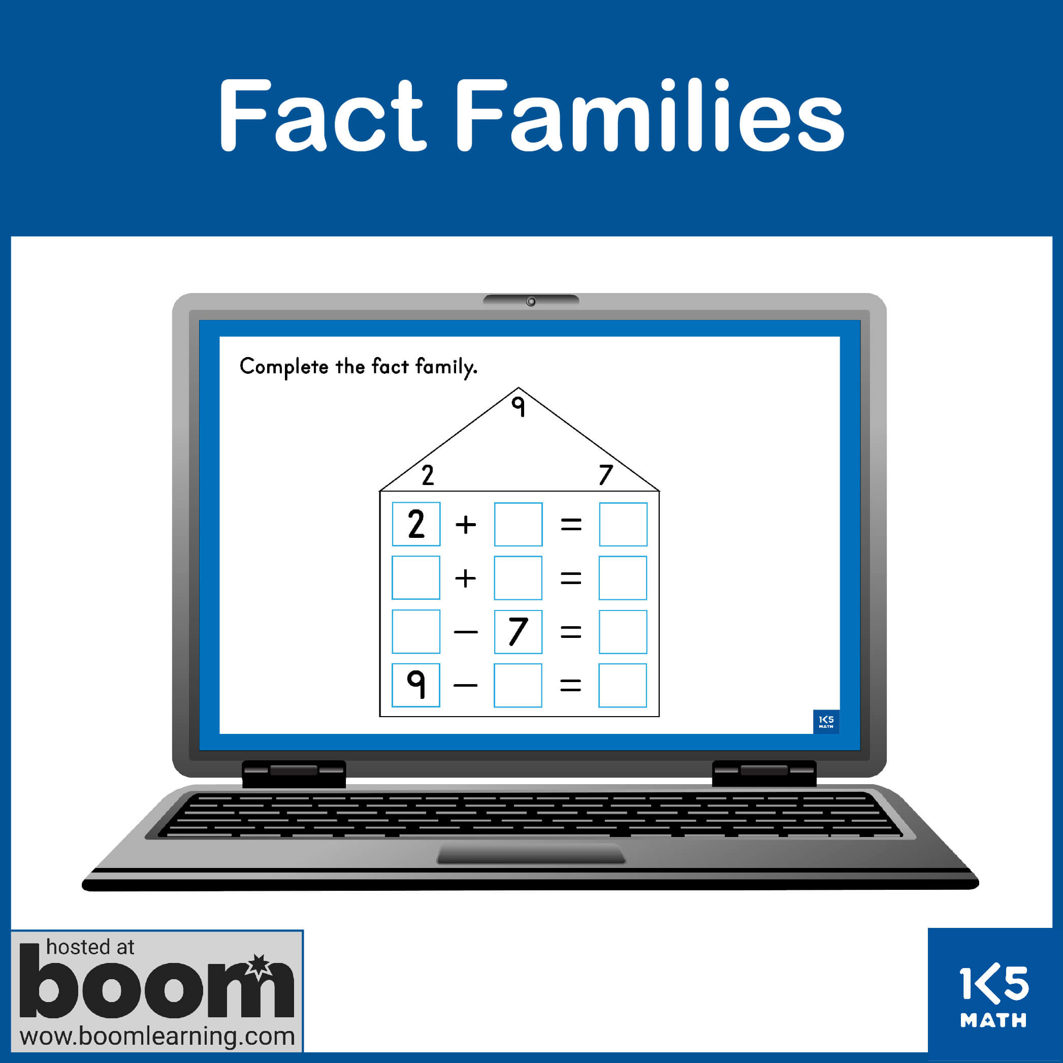 Boom Cards: Fact Families