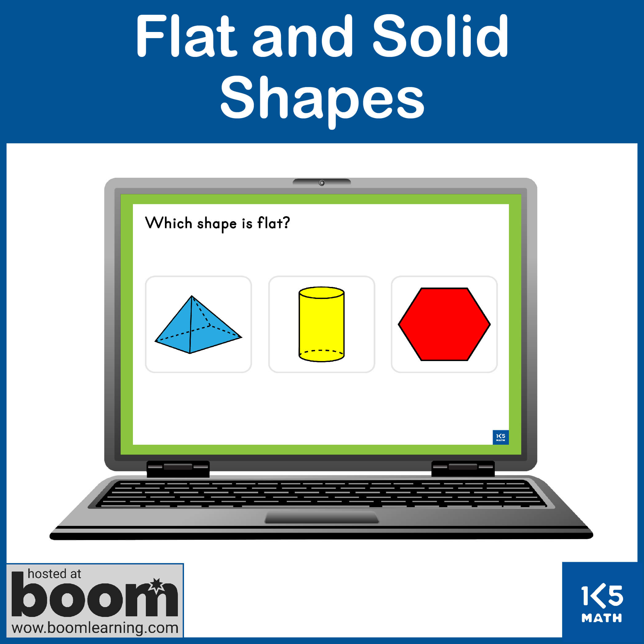 Flat and Solid Shapes Boom Cards