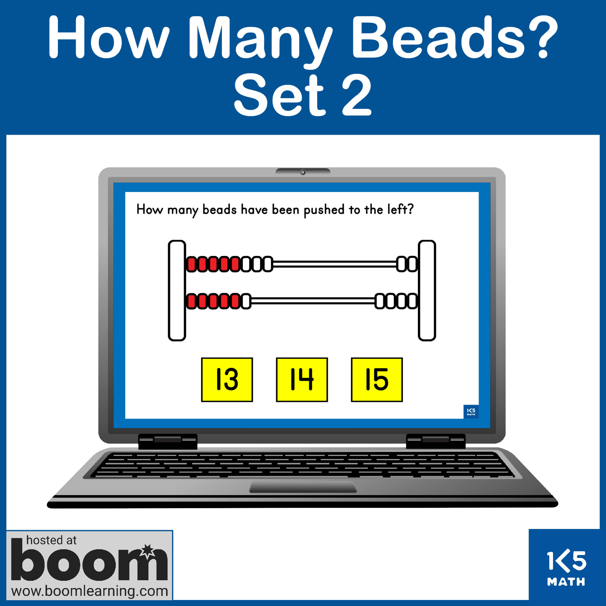 Boom Cards: How Many Beads? Set 2
