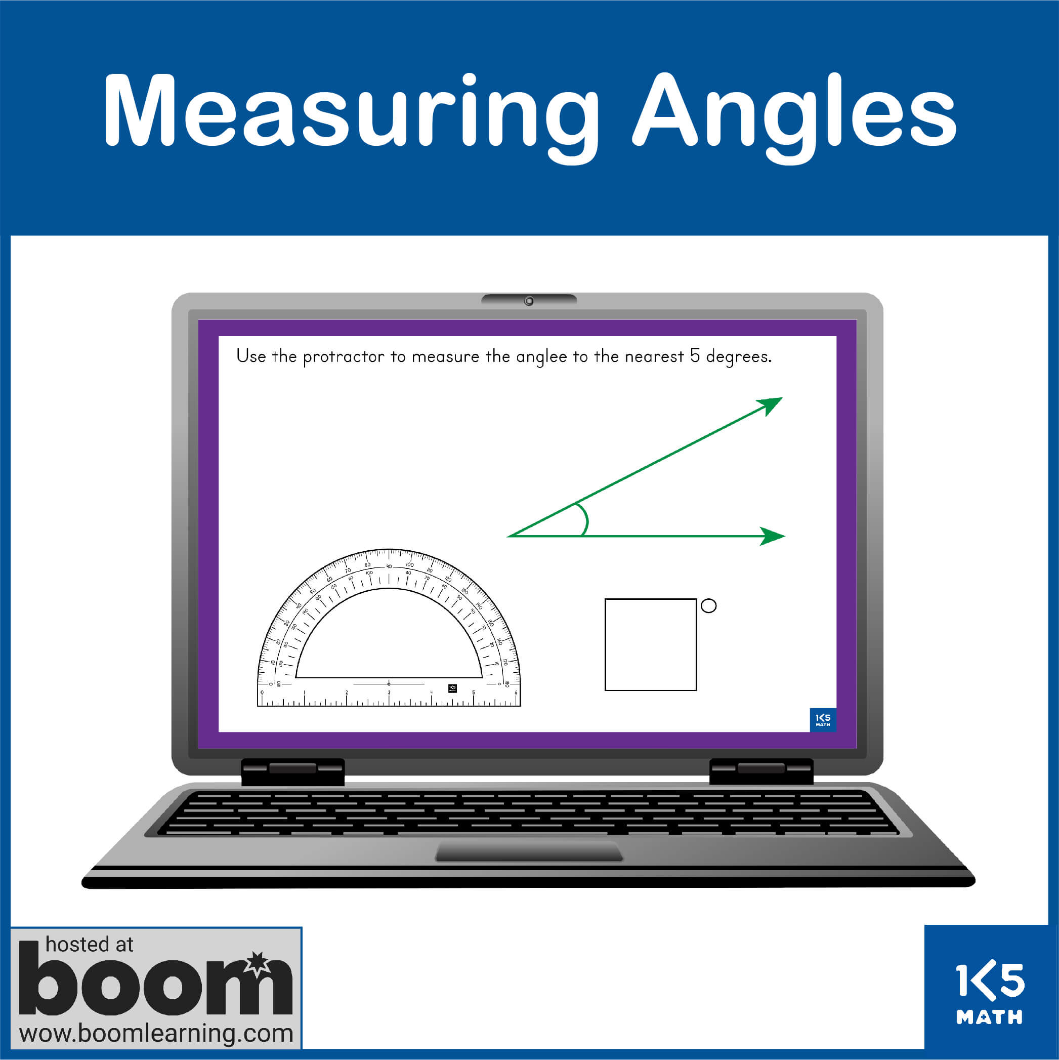 Boom Cards: Measuring Angles