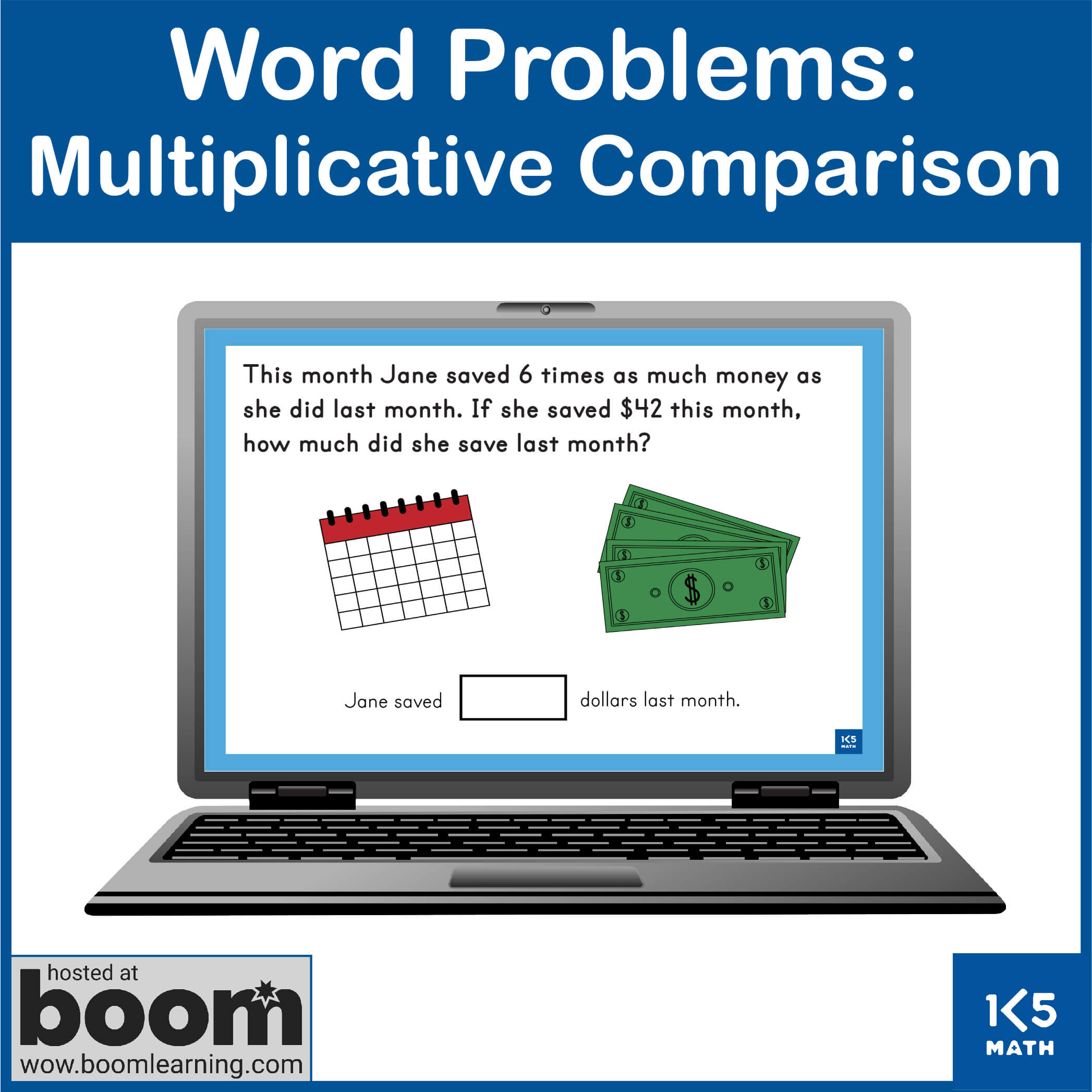 Boom Cards: Multiplicative Comparisons