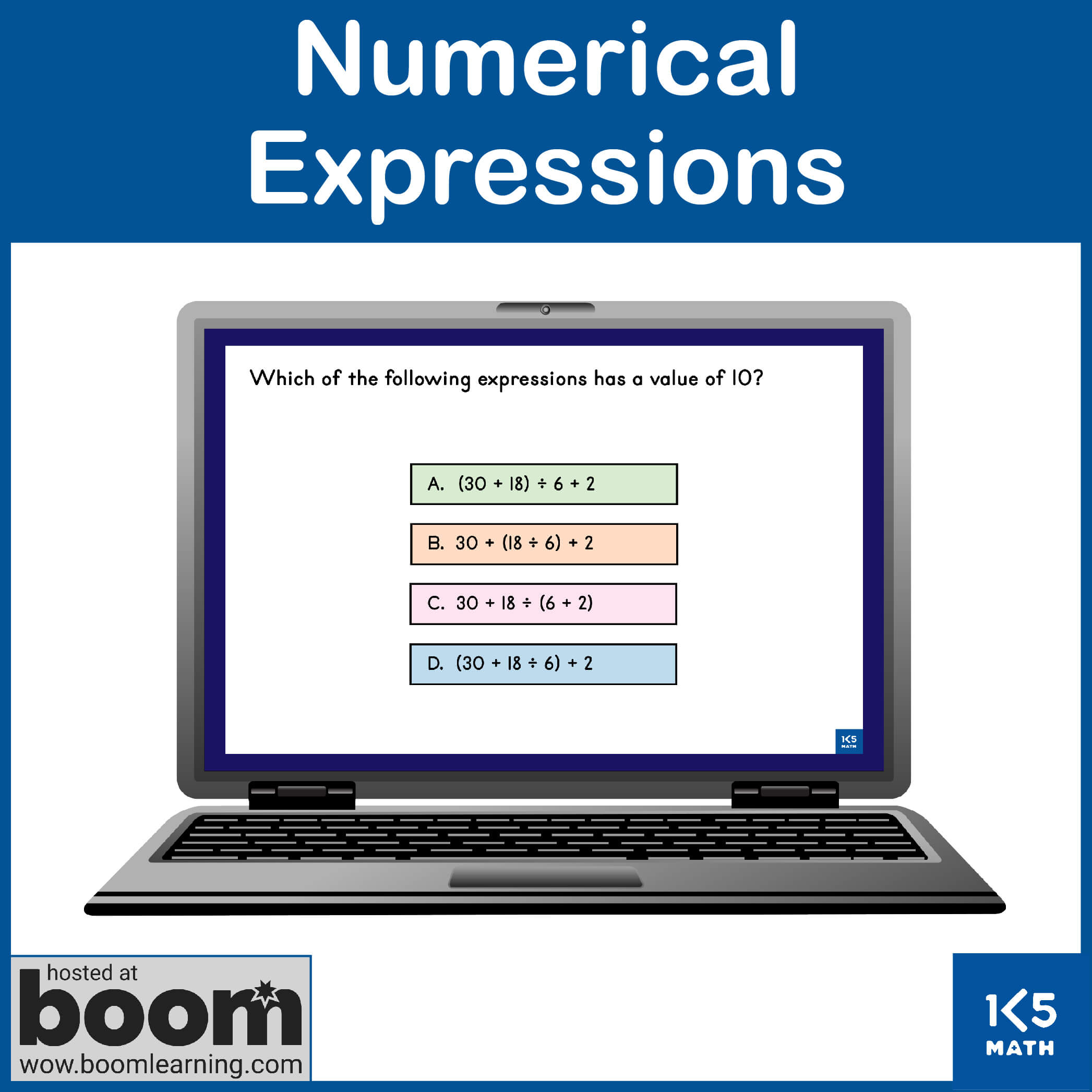 Boom Cards: Numerical Expressions