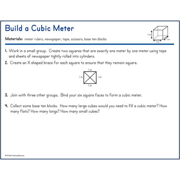 Build a Cubic Meter