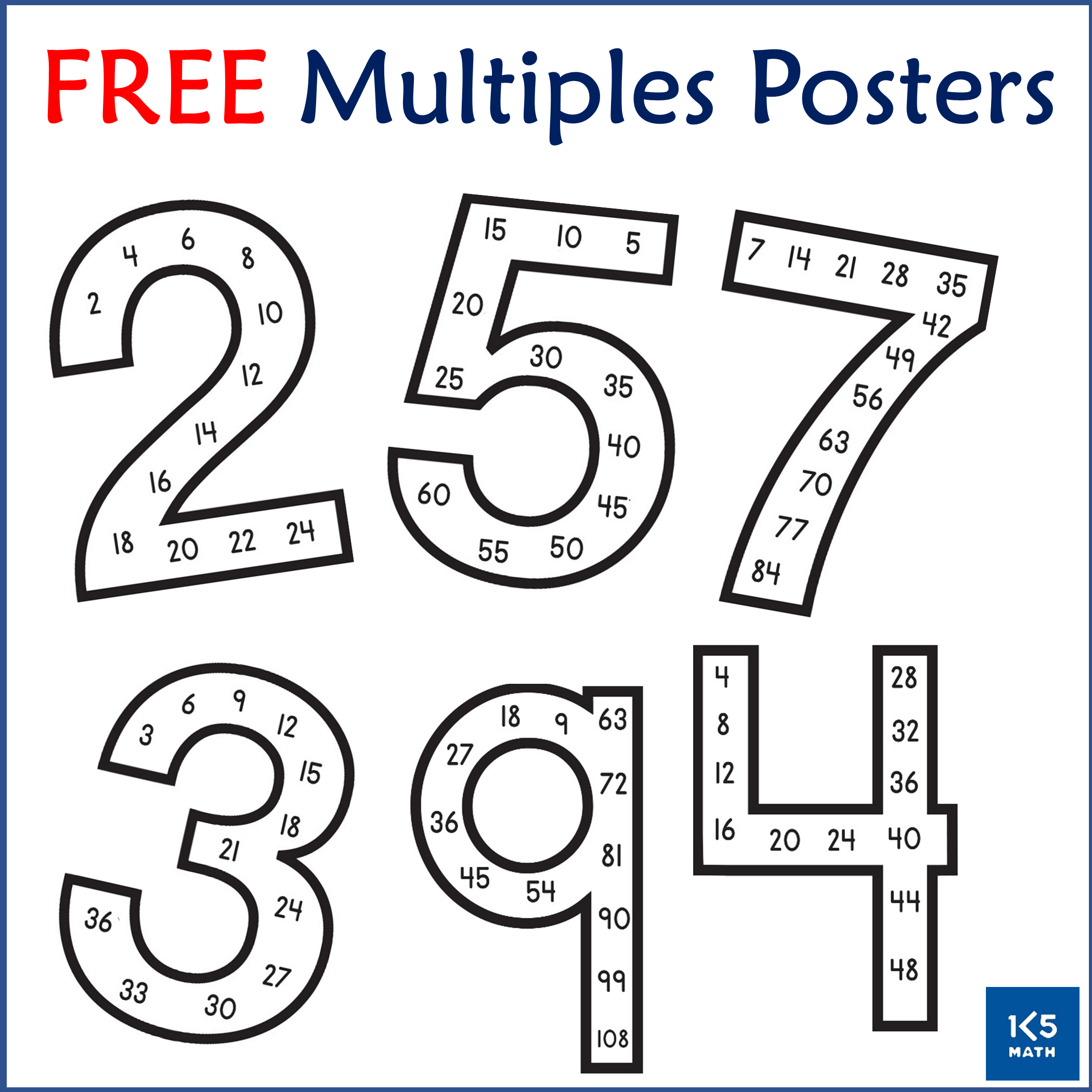 Download FREE Multiples Posters here