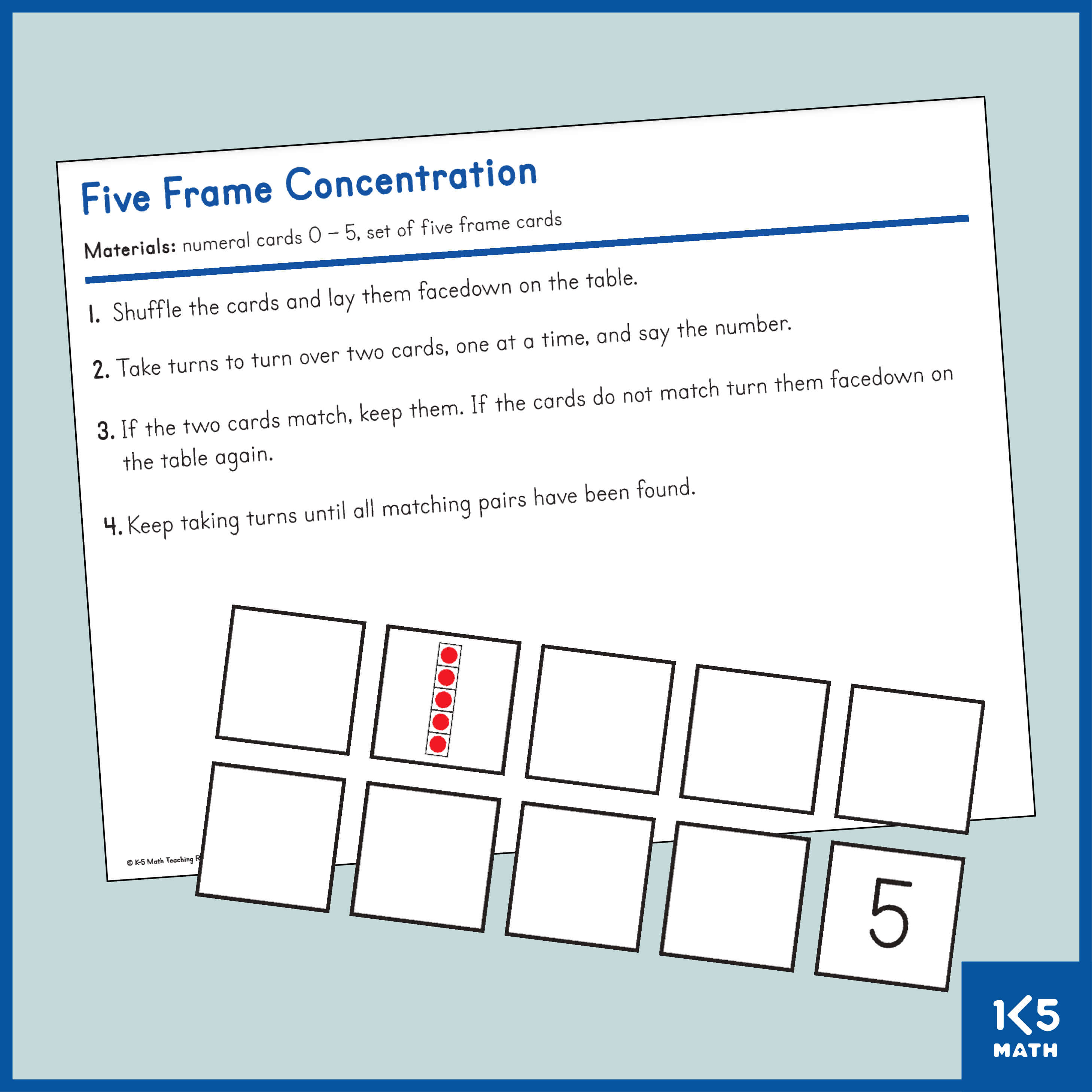 Five Frame Concentration
