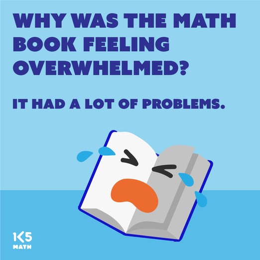Math Joke: Why was the math book feeling overwhelmed?