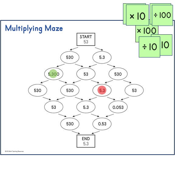 Multiplying Maze