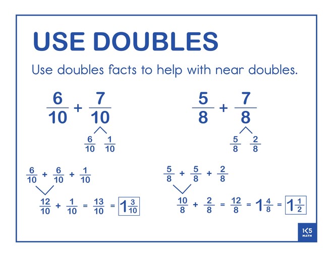 Use Doubles Fractions
