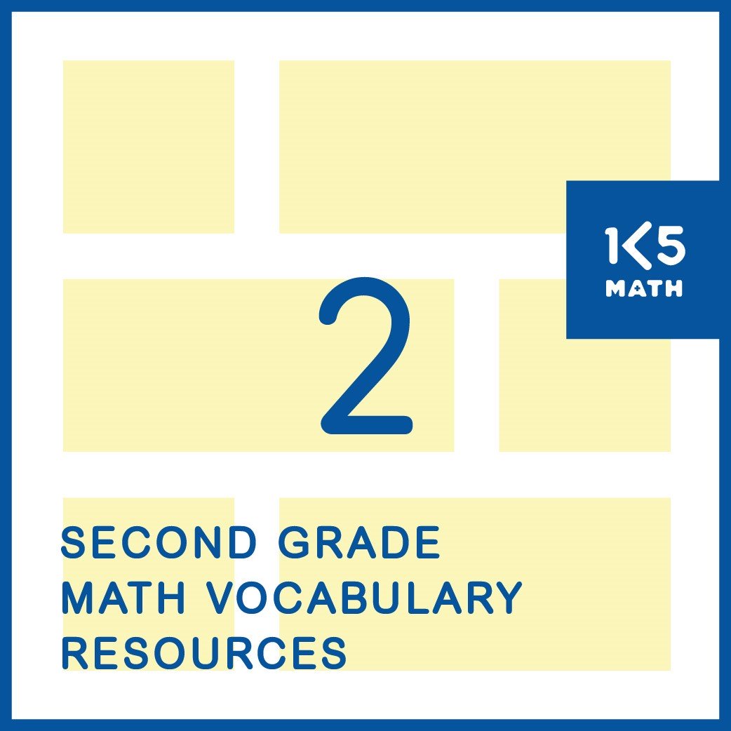 2nd Grade Math Vocabulary Resources