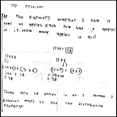 3rd Gd Math Journal Task 27