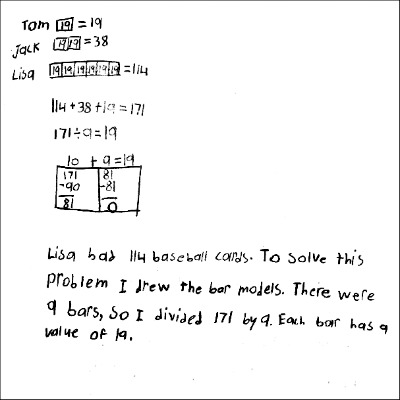 4th Grade Math Journal Task 4