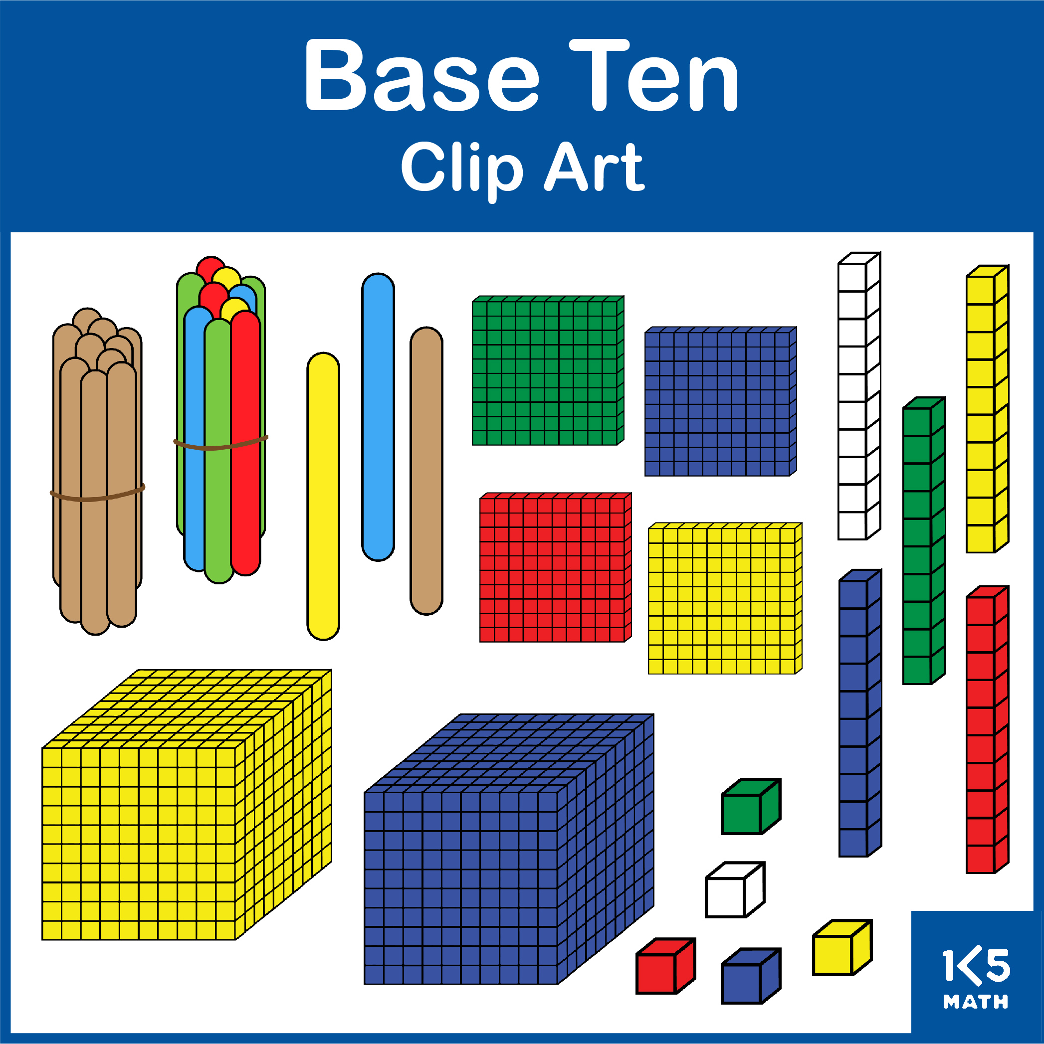 Base Ten Clip Art