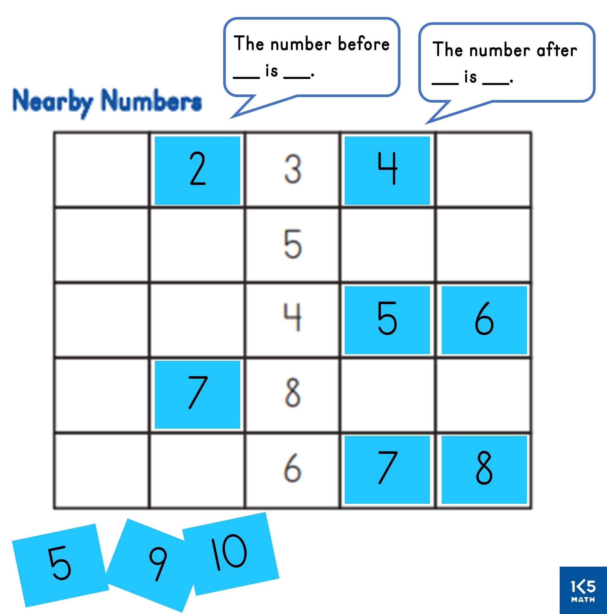 Nearby Numbers ver. 1