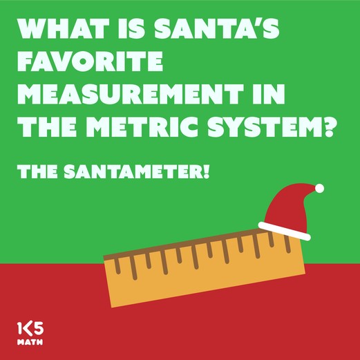 Math Joke: What is Santa's favorite measurement in the metric system?