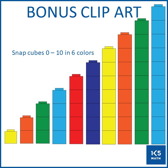 Bonus Snap Cubes Clip Art